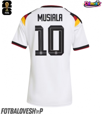 Německo Jamal Musiala #10 Dámské Domácí Dres MS 2026 Krátký Rukáv